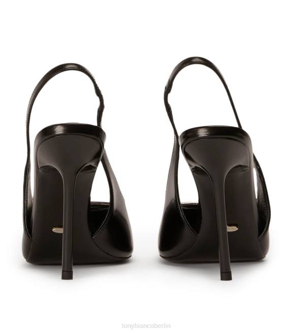 Stöckelschuhe| de Tony Bianco Frauen Ruski-Absätze Schwarz hochglänzend 4624127